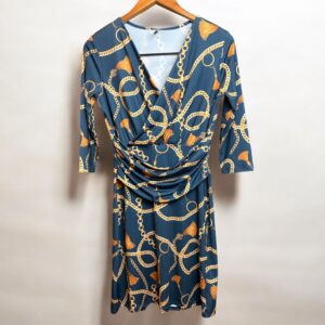 Vestido Drapeado Lança Perfume