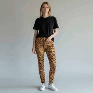 Calça Animal Print Skinny DBZ Jeans