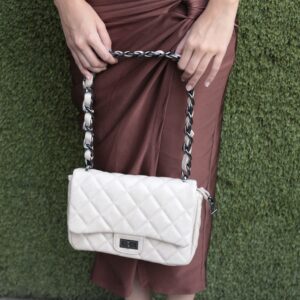 Bolsa Matelassê Bege