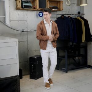 Jaqueta Suede Zíper