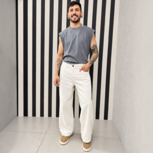 Calça Over Raw Cotton Osklen
